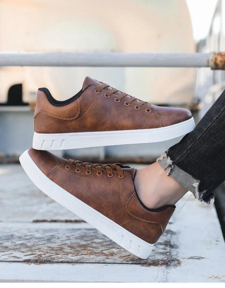 Chaussures de sport en cuir pour hommes Barretus