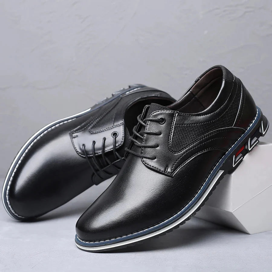 Vitorini Genuine Leather Oxford Dress Shoes