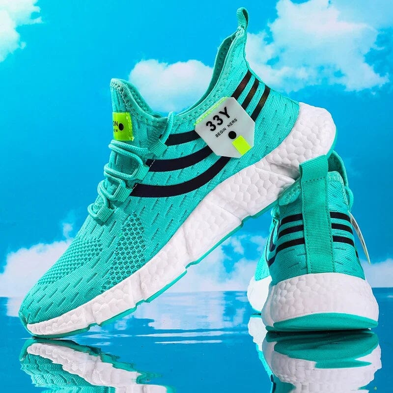 Blue Wolf Unisex Sneakers for Running and Walking