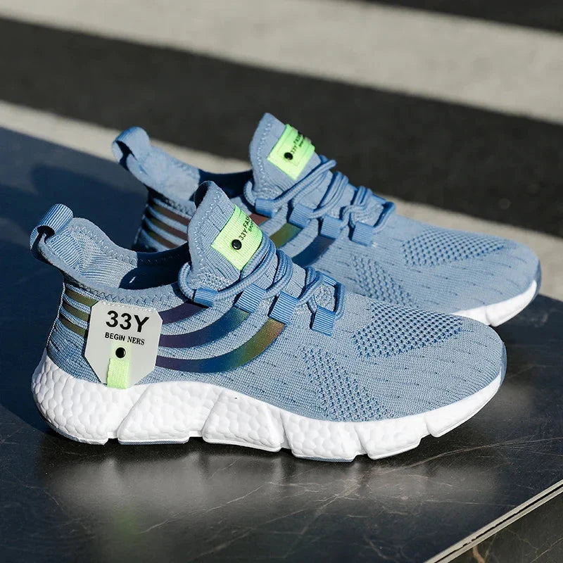 Blue Wolf Unisex Sneakers for Running and Walking