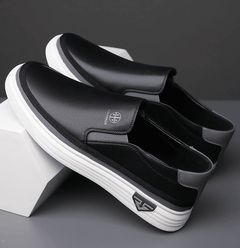 Baskets en cuir décontractées pour hommes Vittorio Rivano