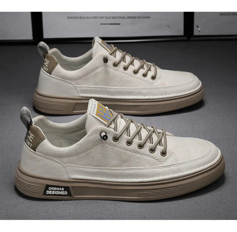 Orena Men's Casual Leather Shoes - Versatile Style