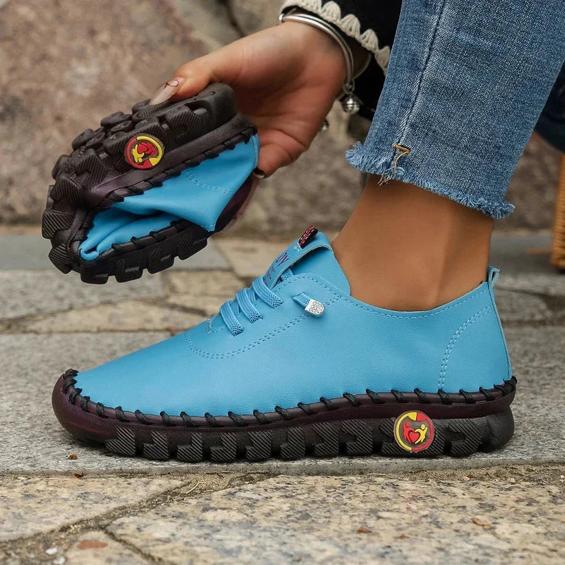 Baskets en cuir confortables pour femmes